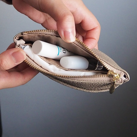 柔らかレザーティッシュポーチ